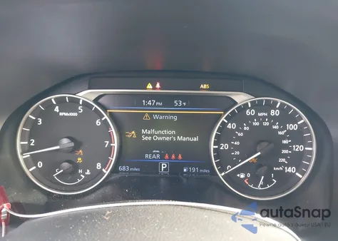 2025 Nissan Altima Sv Fwd from USA, damaged, VIN 1N4BL4DV2SN412140